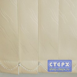 Лотос  BLACK-OUT /цвет бежевый/ - ламель для вертикальных жалюзи из ткани