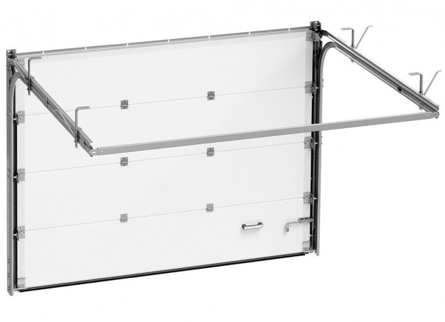 Ворота секционные серии Trend, ширина 2750 мм, высота 2500 мм, белые, фактура S-Гофр