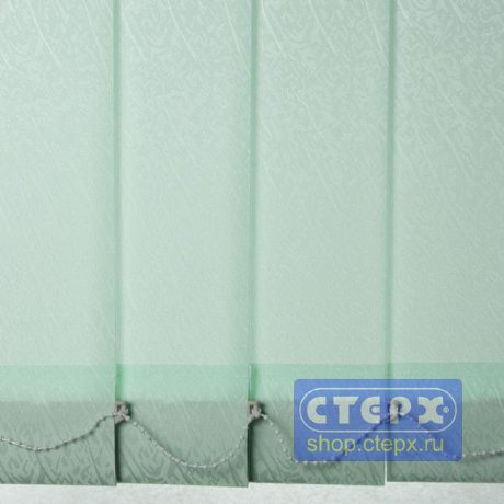 Ариэль /цвет салатовый/ - ламель для вертикальных жалюзи из ткани