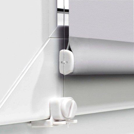 Рулонная штора "БОЛЕРО", Альфа, M19, светло-серый 47,5 х 190 см