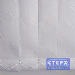 Лотос BLACK-OUT /цвет серебро/ - ламель для вертикальных жалюзи из ткани