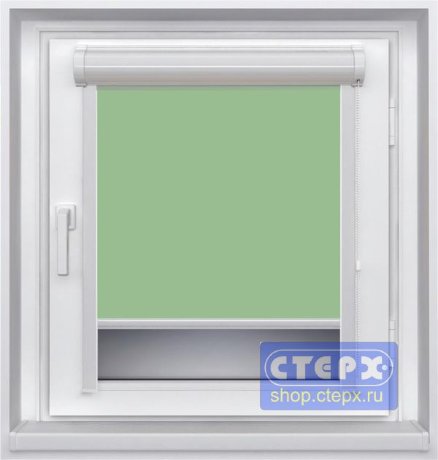 Миникассетная рулонная штора с цепочным приводом «UNI-2», коллекция «Альфа»