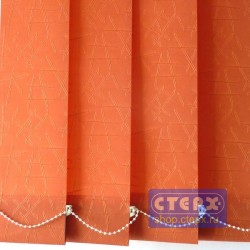 Каир /цвет оранжевый/ - ламель для вертикальных жалюзи из ткани