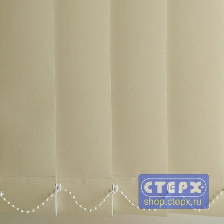 Вертикальные жалюзи с полотном из ткани коллекции  «Альфа BLACK-OUT»