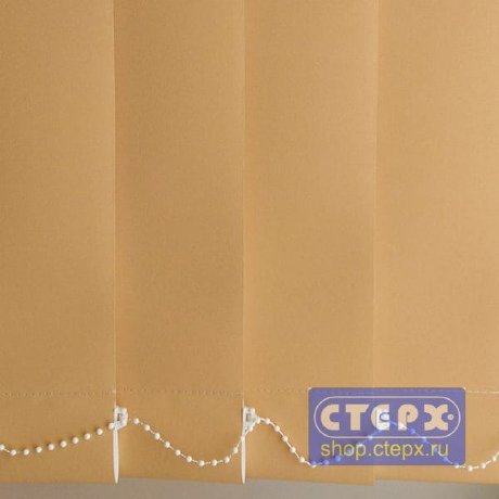 Вертикальные жалюзи с полотном из ткани коллекции  «Альфа BLACK-OUT»