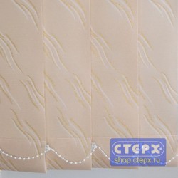 Лотос /цвет золото/ - ламель для вертикальных жалюзи из ткани