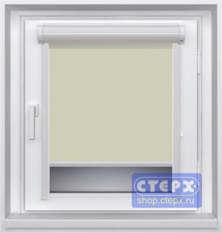 Миникассетная рулонная штора с цепочным приводом «UNI-2», коллекция «Альфа BLACK-OUT»