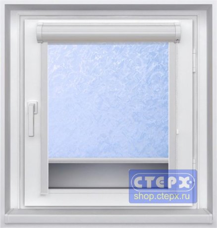 Миникассетная рулонная штора с цепочным приводом «UNI-2», коллекция «Шелк»