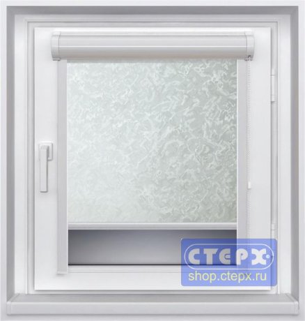 Миникассетная рулонная штора с цепочным приводом «UNI-2», коллекция «Шелк»