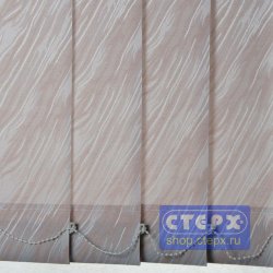 Венера /цвет коричневый/ - ламель для вертикальных жалюзи из ткани